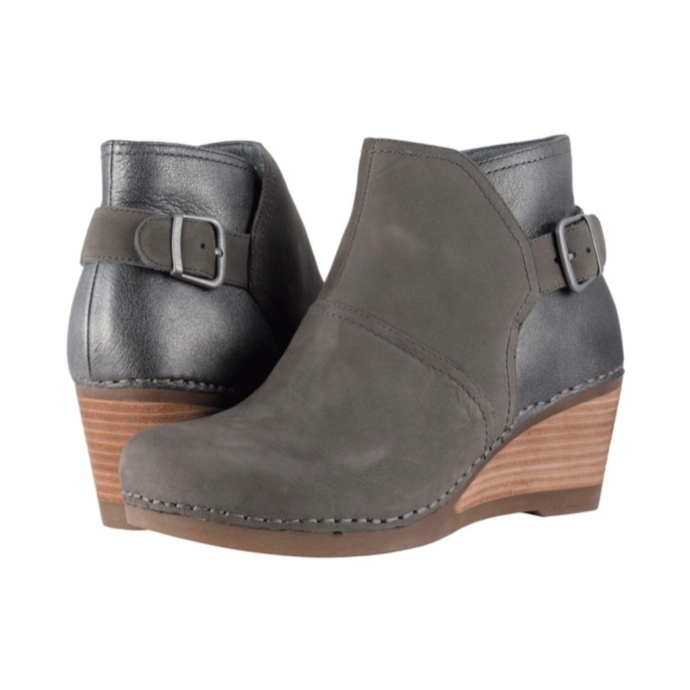 Dansko Shirley booties grey size 8